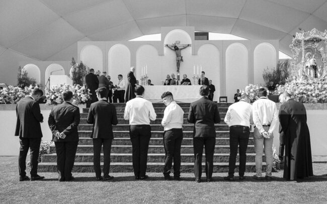Visita papa Leon XIV a canarias. fotografía de eventos.